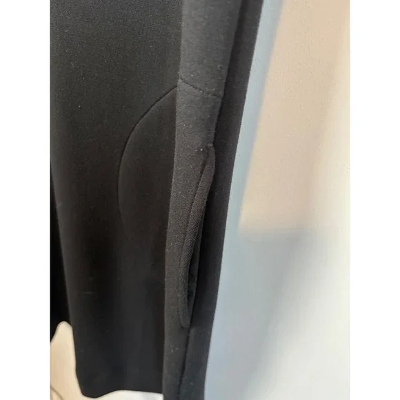 Spanx AirEssentials Sleeveless V-Neck Dress Black Shift Pocket LQ01S2PTFLC726G S - Picture 5 of 8